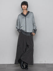 今日の気分で着回せるリバーシブルニット≪手洗い可能≫