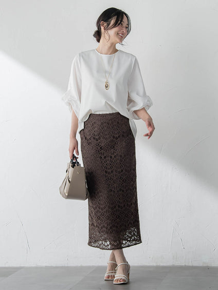 デザインスリーブプルオーバー