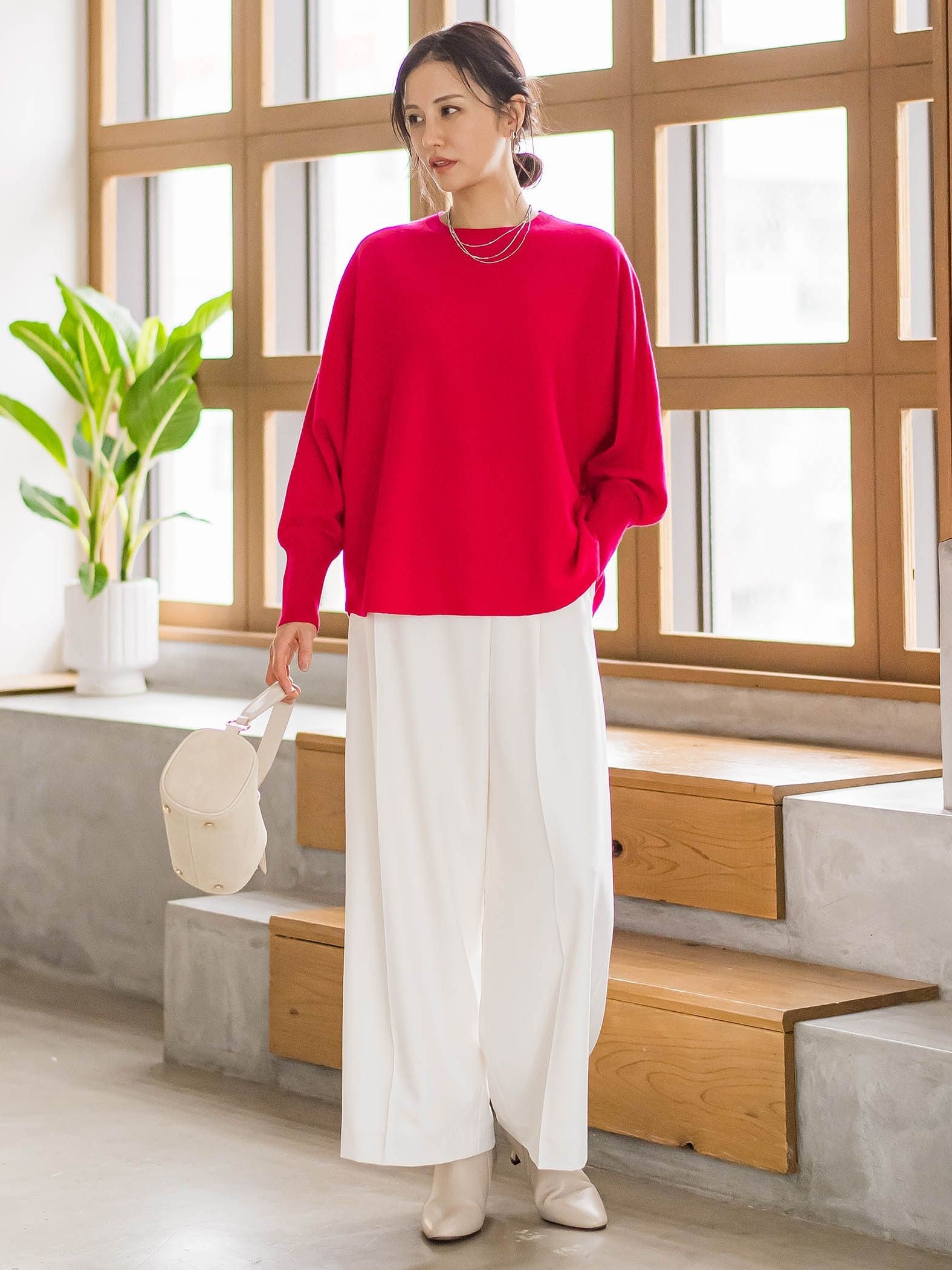 ファインメリノウールドルマンニット≪洗える≫