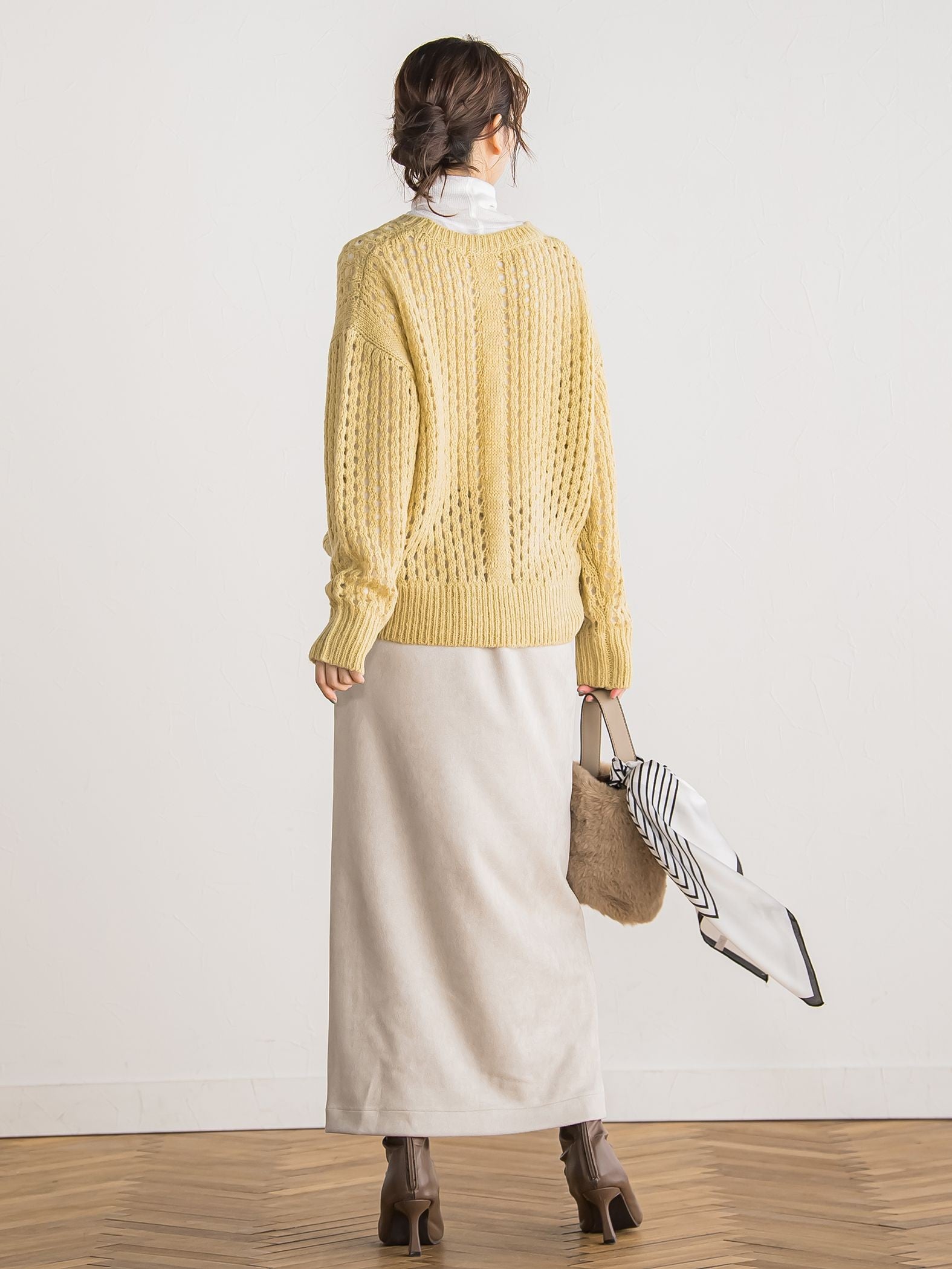 メッシュガラプルオーバー≪手洗い可能≫