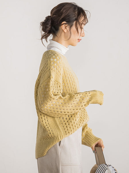 メッシュガラプルオーバー≪手洗い可能≫