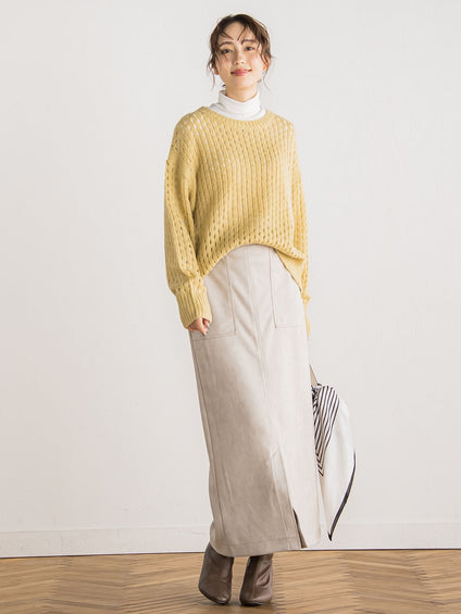 メッシュガラプルオーバー≪手洗い可能≫