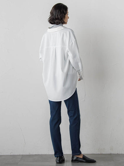 【WEB限定】”3コーデが叶う2点セット”ニット×シャツ