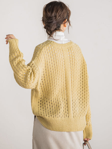 メッシュガラプルオーバー≪手洗い可能≫