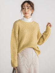 メッシュガラプルオーバー≪手洗い可能≫