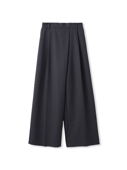 ソフィーツイルストレッチワイドパンツ ≪洗える≫