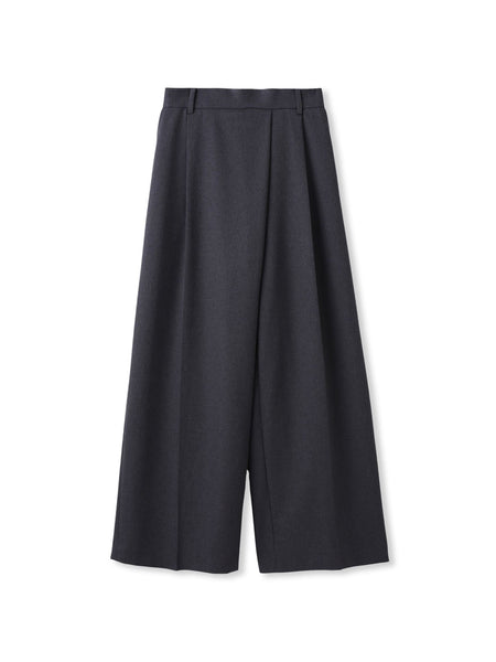 ソフィーツイルストレッチワイドパンツ ≪洗える≫