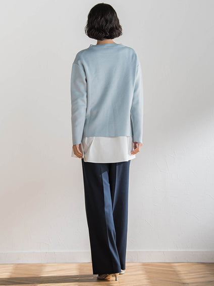 エクセレントウォーム裏起毛ワイドパンツ