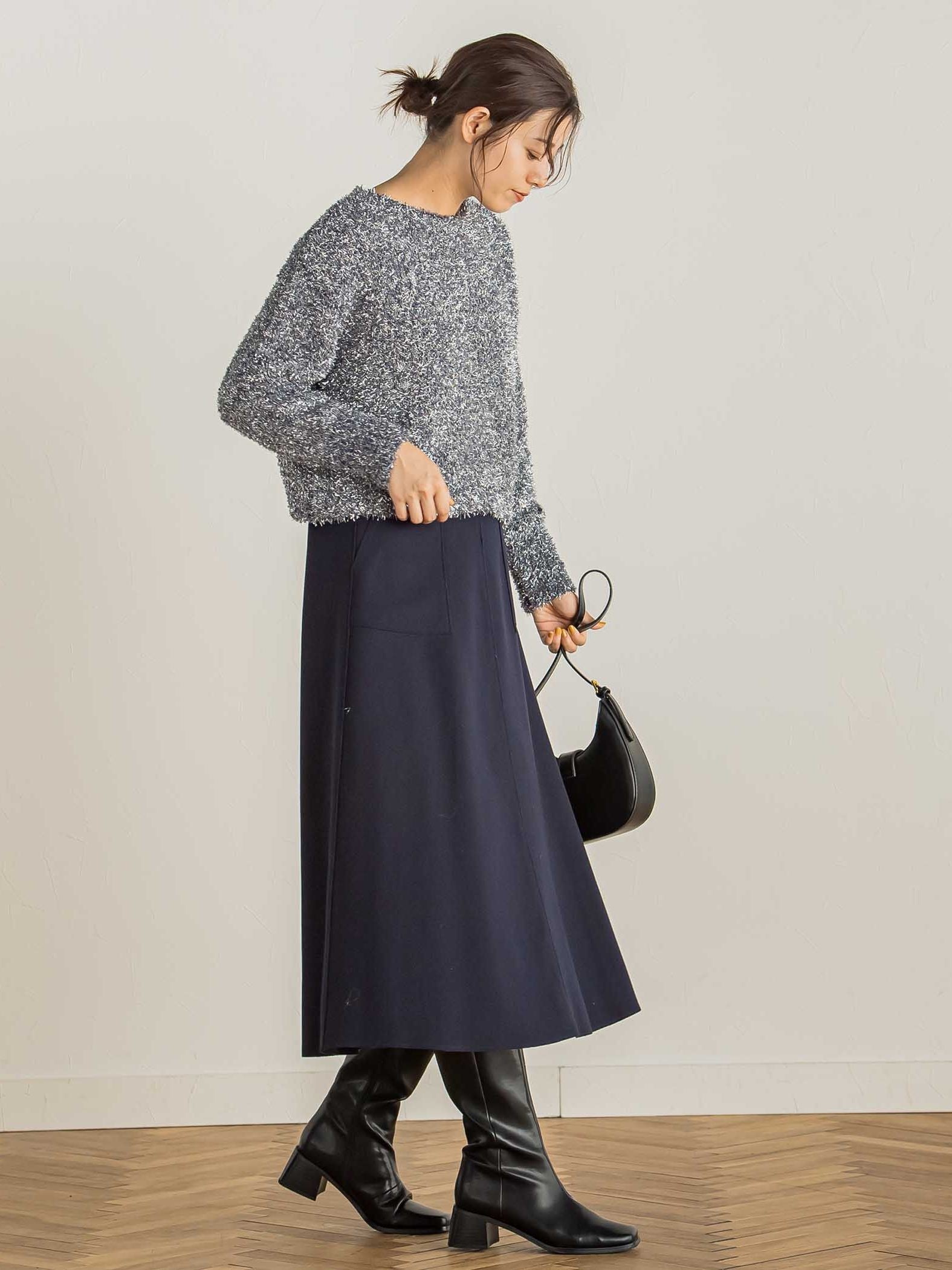 ラメミックスプルオーバー≪手洗い可能≫