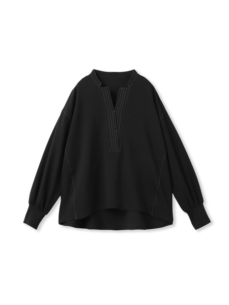 【一瞬で楽とキレイを叶える】ナチュラルストレッチスキッパーブラウス≪セットアップ対応≫