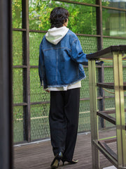 【大きいサイズ】デニムジャケット