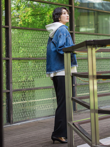 【大きいサイズ】デニムジャケット