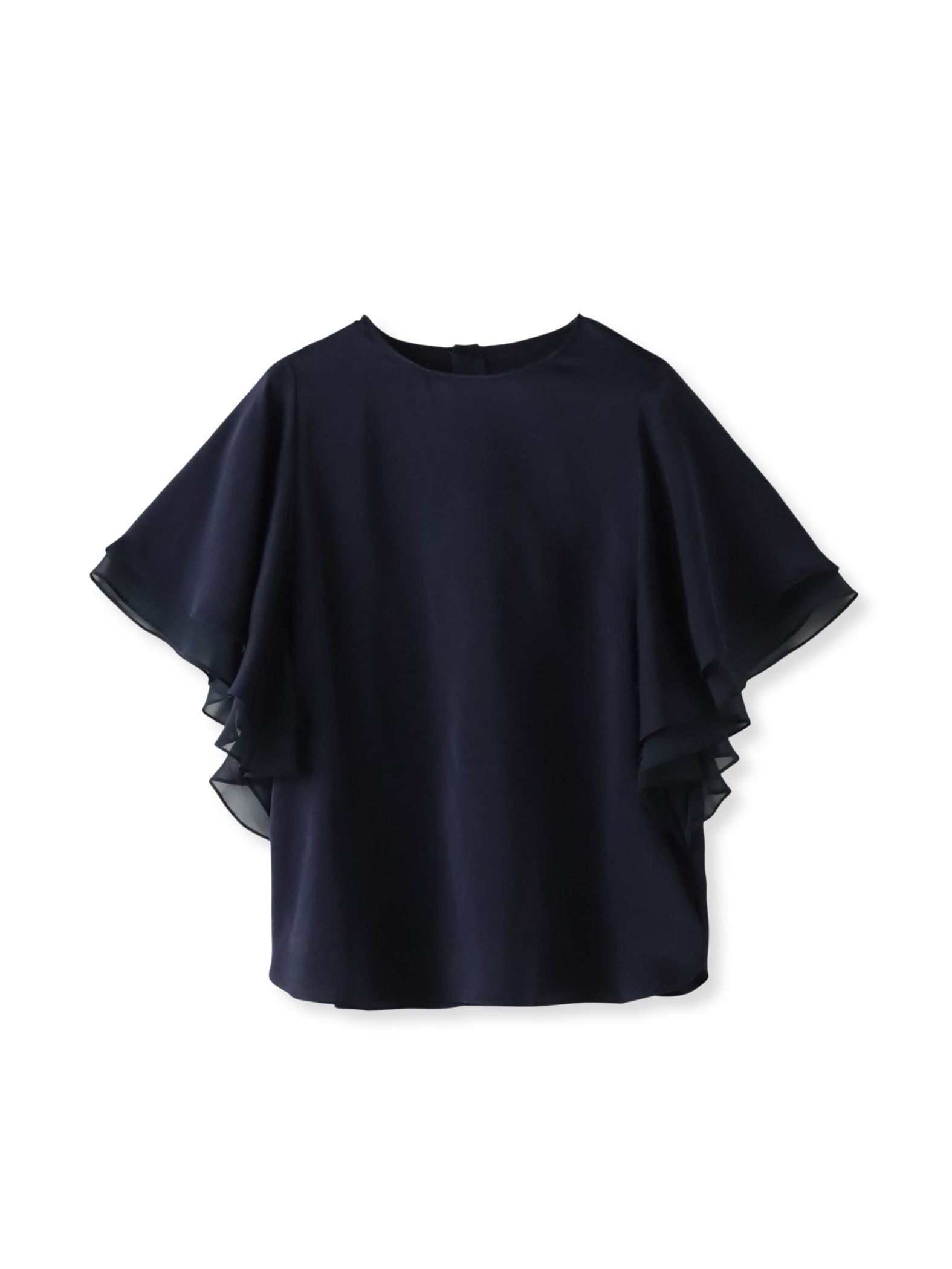 ラッフルスリーブブラウス