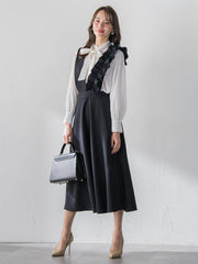 ダンボールフリルジャンパースカート