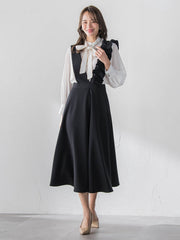 ダンボールフリルジャンパースカート