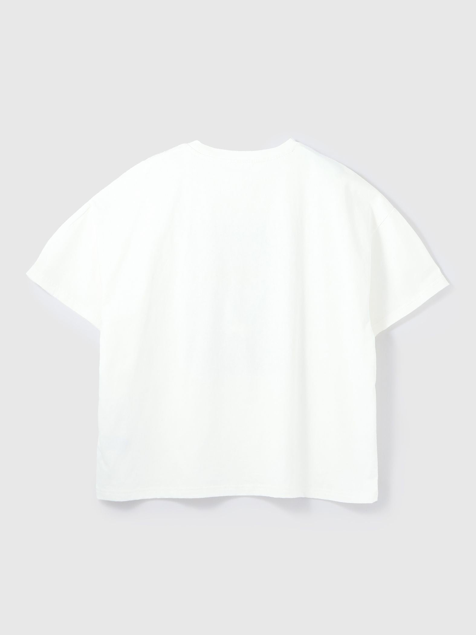 配色フォトプリントTシャツ≪手洗い可能≫
