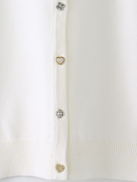 45TH限定≪QCロゴ入り≫マルチ釦ツインニット