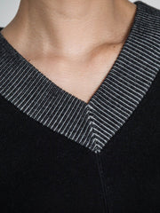 今日の気分で着回せるリバーシブルニット≪手洗い可能≫