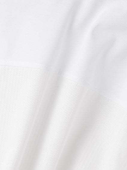 ポンチローマ異素材バックテールカットソー