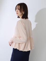 バルーンヘムニットプルオーバー≪手洗い可能≫