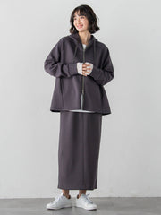 ストレッチダンボールジップパーカー