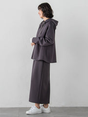 ストレッチダンボールジップパーカー