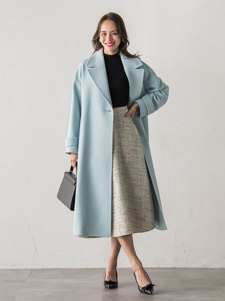 モノトーンツイードスカート