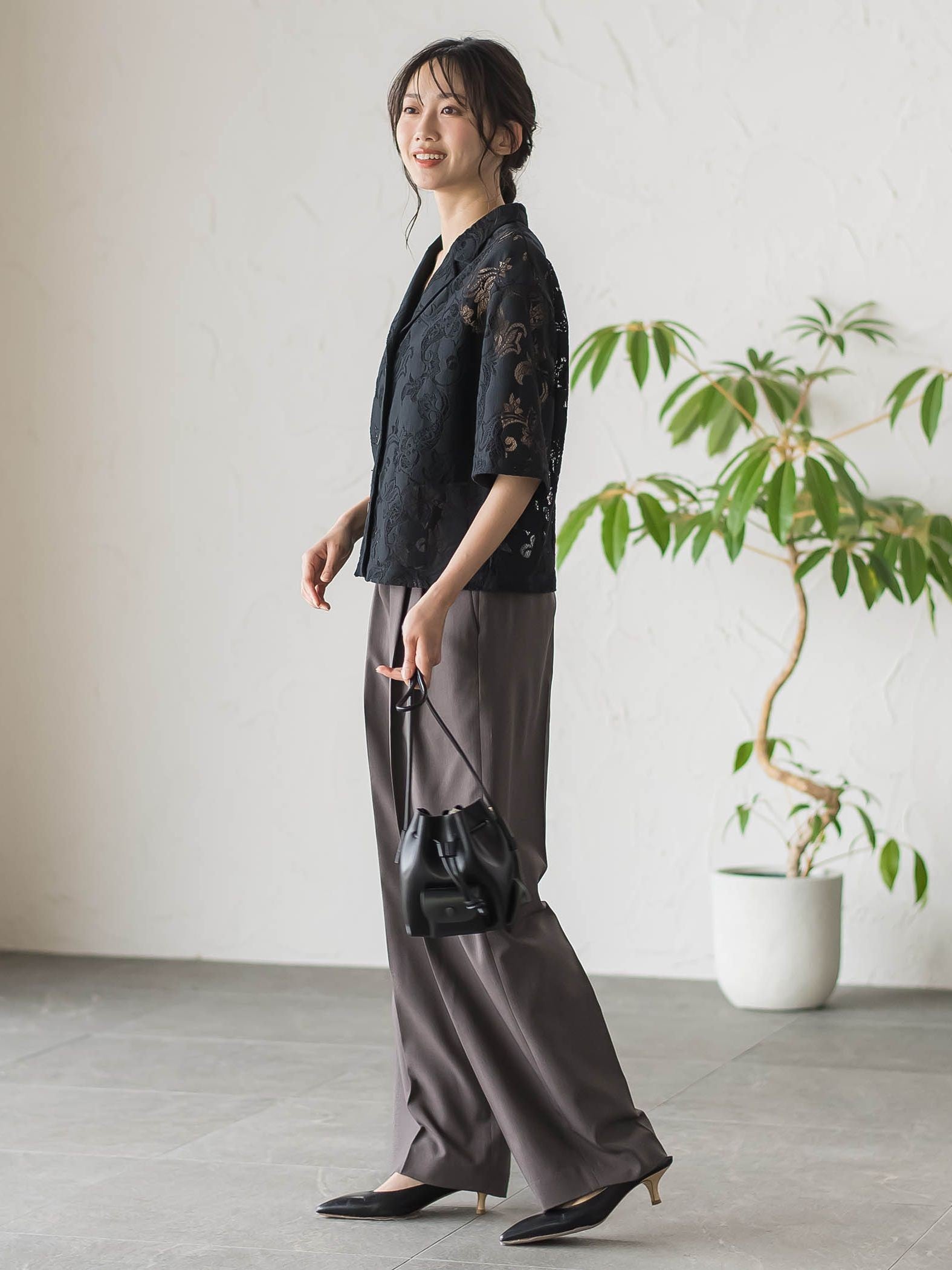 PAISLEY COTTON LACEブラウス