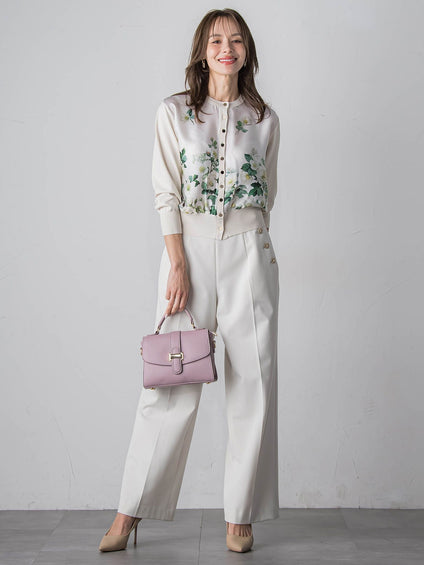 クリスマスローズカーディガン