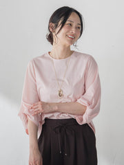 デザインスリーブプルオーバー