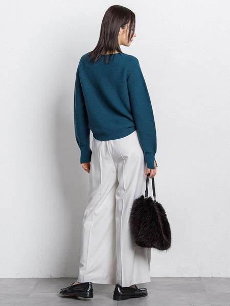 ホールガーメントガーターニット≪洗える≫