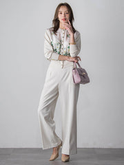 クリスマスローズカーディガン