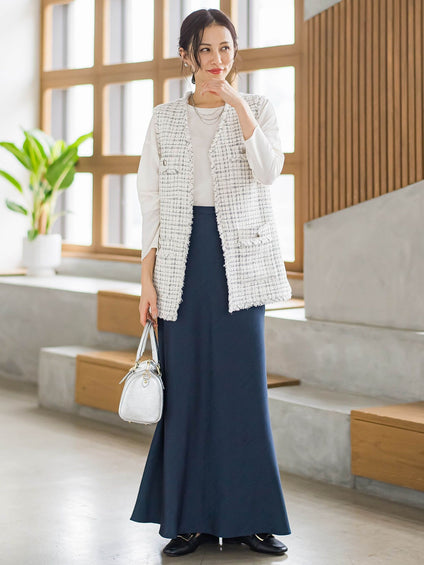 Beauty Denimスカート≪洗濯機で洗える≫