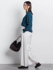 ホールガーメントガーターニット≪洗える≫