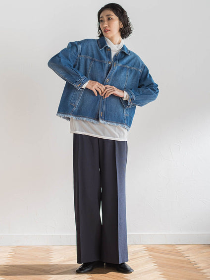 リネンライクオックスパンツ