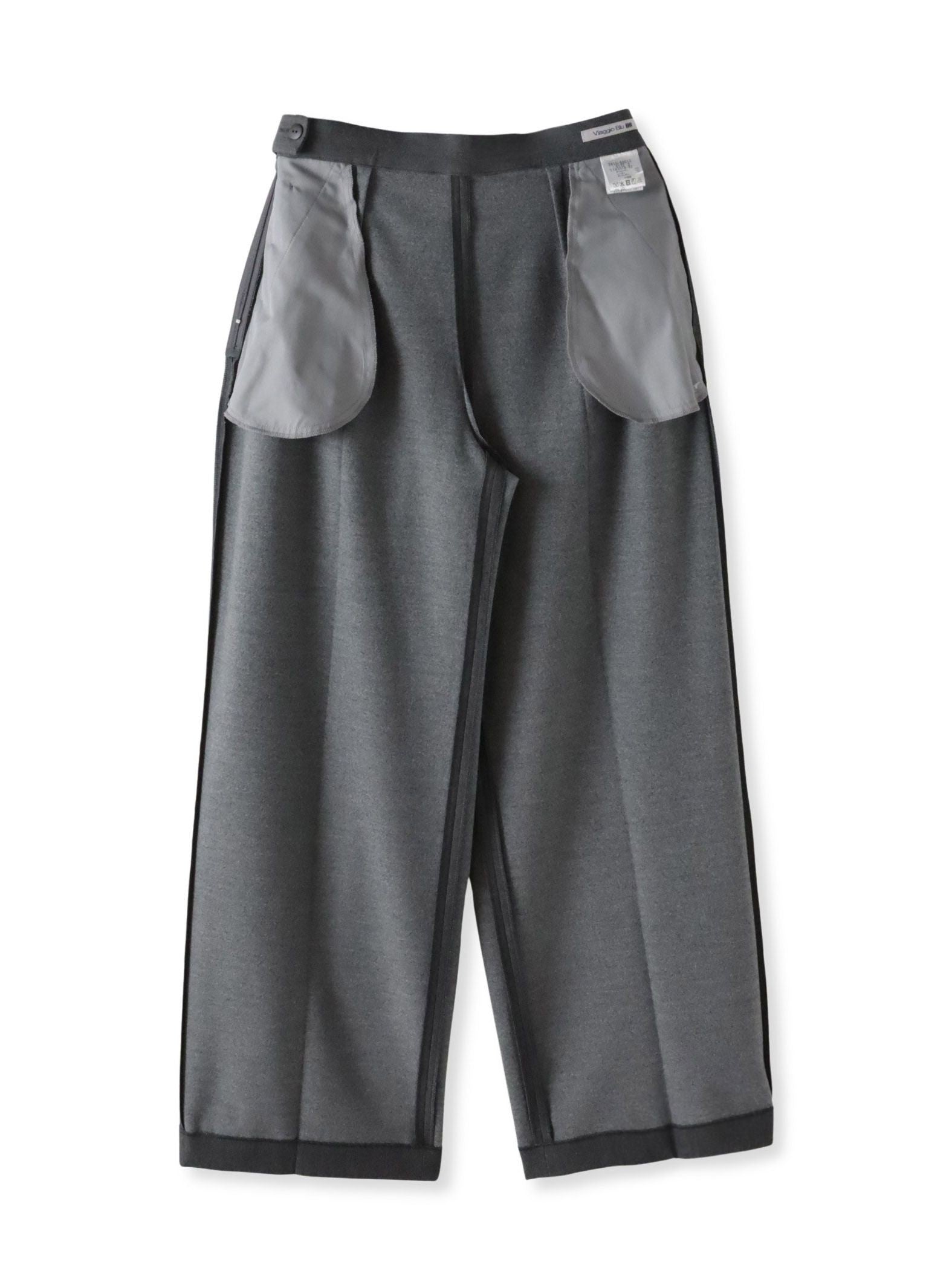 キラキラボタンワイドパンツ≪手洗い可能≫