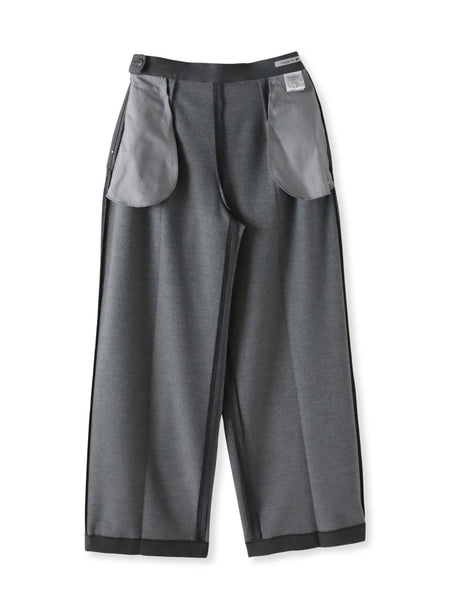 キラキラボタンワイドパンツ≪手洗い可能≫