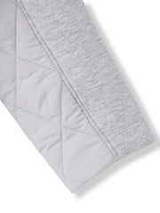 モスダンボール×中綿キルティングノーカラーコート≪手洗い可能≫