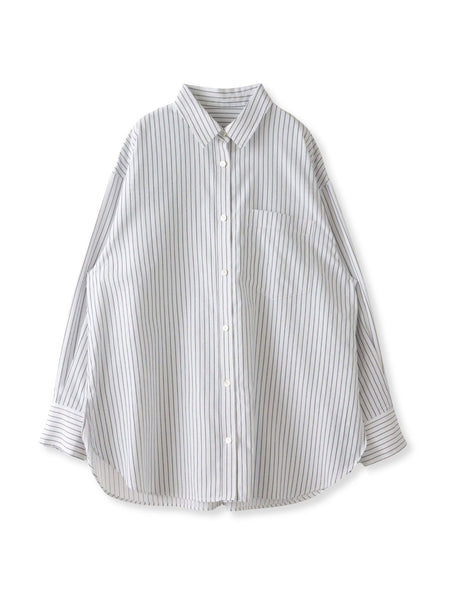 ドビーストライプシャツ