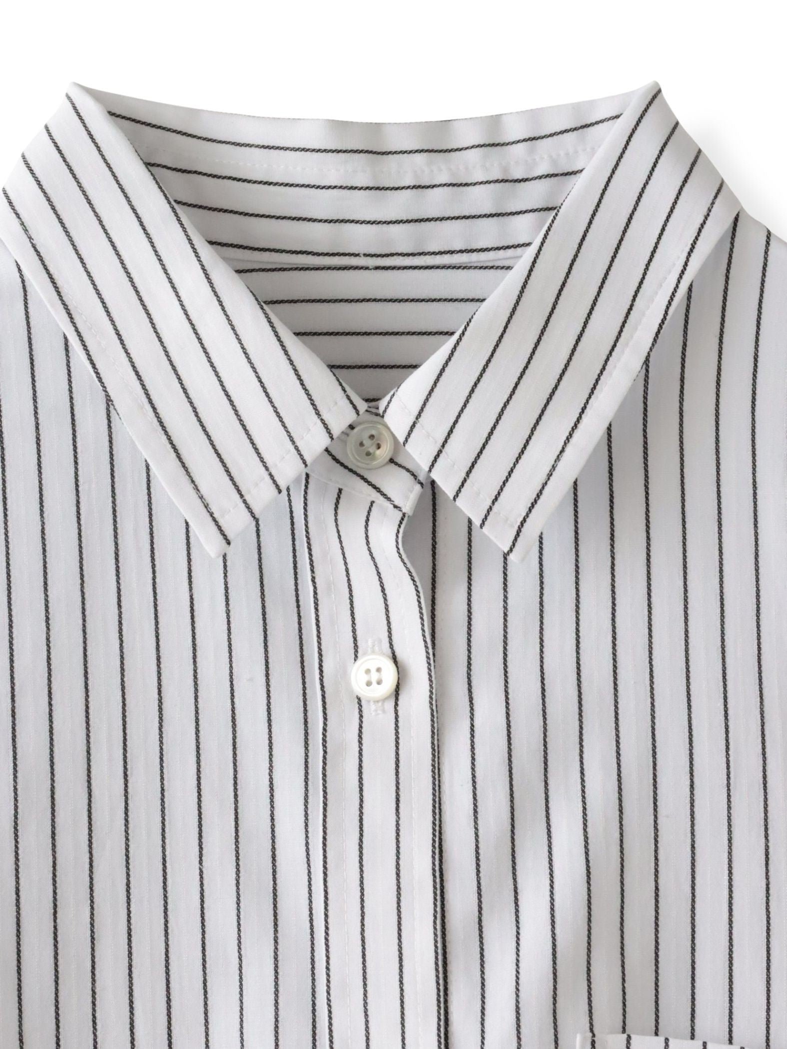 ドビーストライプシャツ