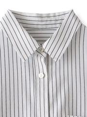 ドビーストライプシャツ