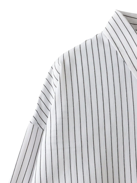 ドビーストライプシャツ