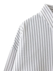 ドビーストライプシャツ