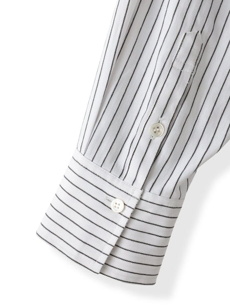 ドビーストライプシャツ