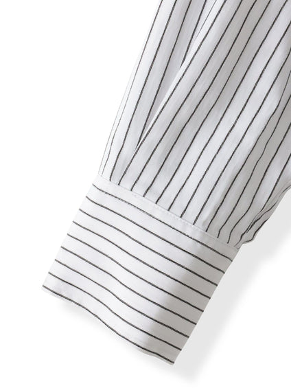 ドビーストライプシャツ