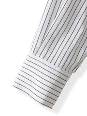 ドビーストライプシャツ