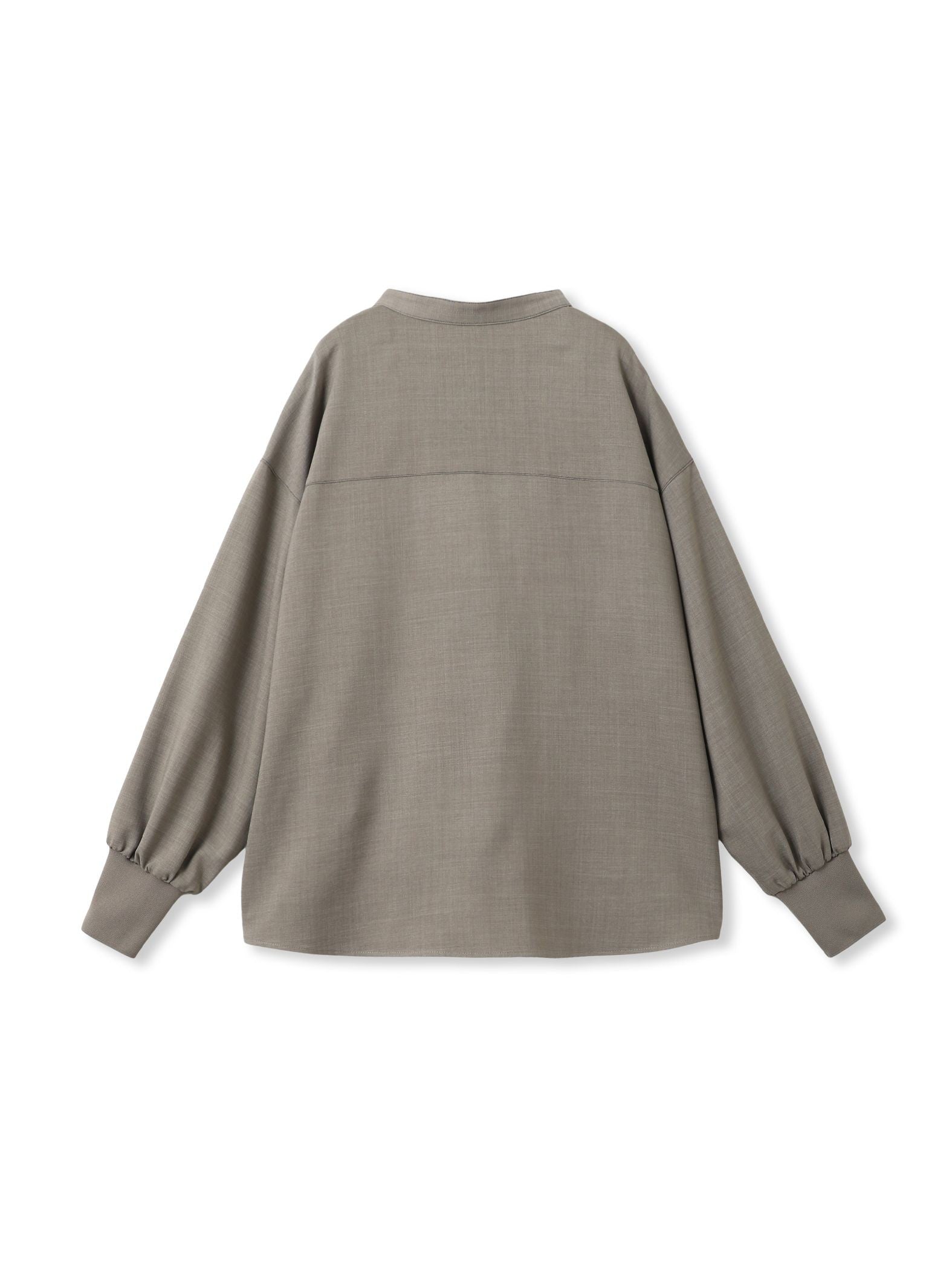 【一瞬で楽とキレイを叶える】ナチュラルストレッチスキッパーブラウス≪セットアップ対応≫