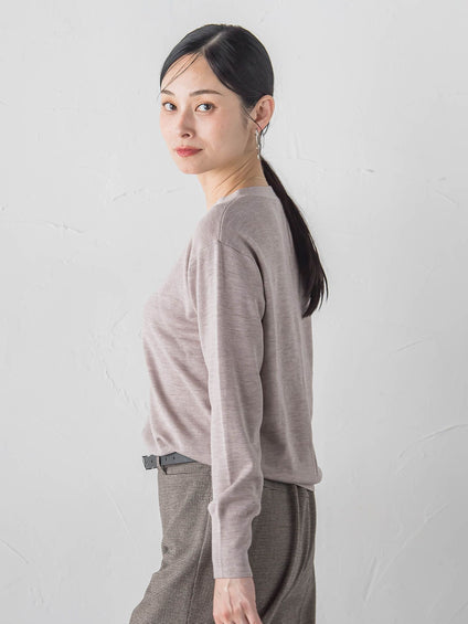 Brisbane Vネックニットプルオーバー≪WEB限定カラーあり/11号あり≫