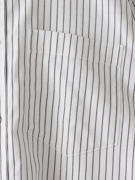 ドビーストライプシャツ