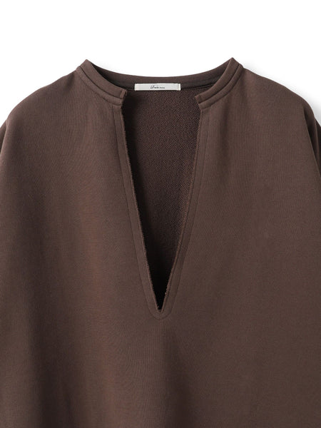 裏毛Vネックカットソー≪手洗い可能≫